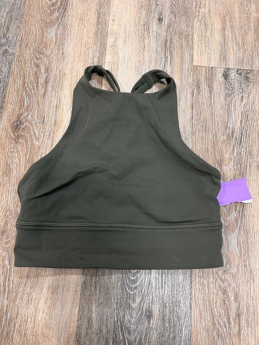 Athletic Bra By Lululemon In Green, Size: 4