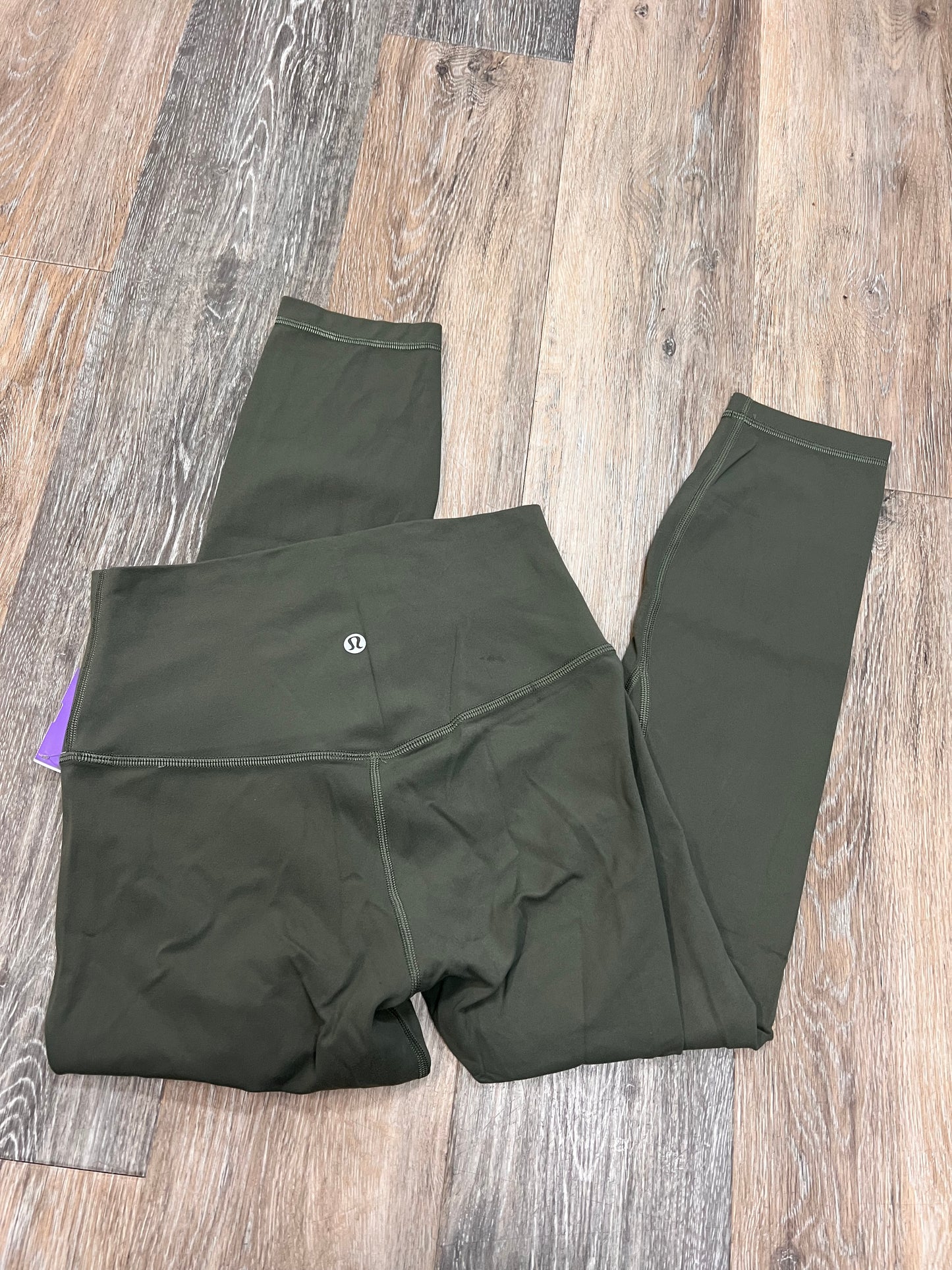 Athletic Leggings By Lululemon In Green, Size: 6