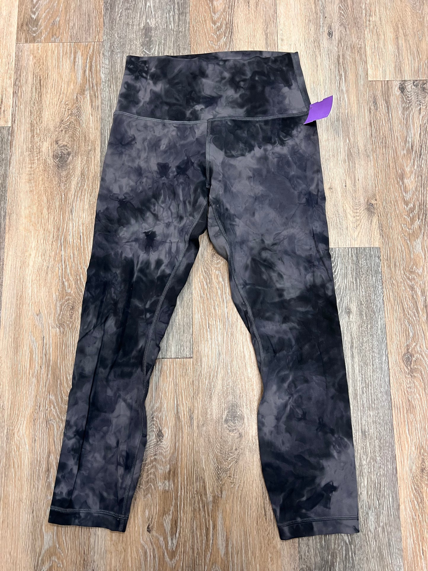 Athletic Leggings By Lululemon In Tie Dye Print, Size: 6