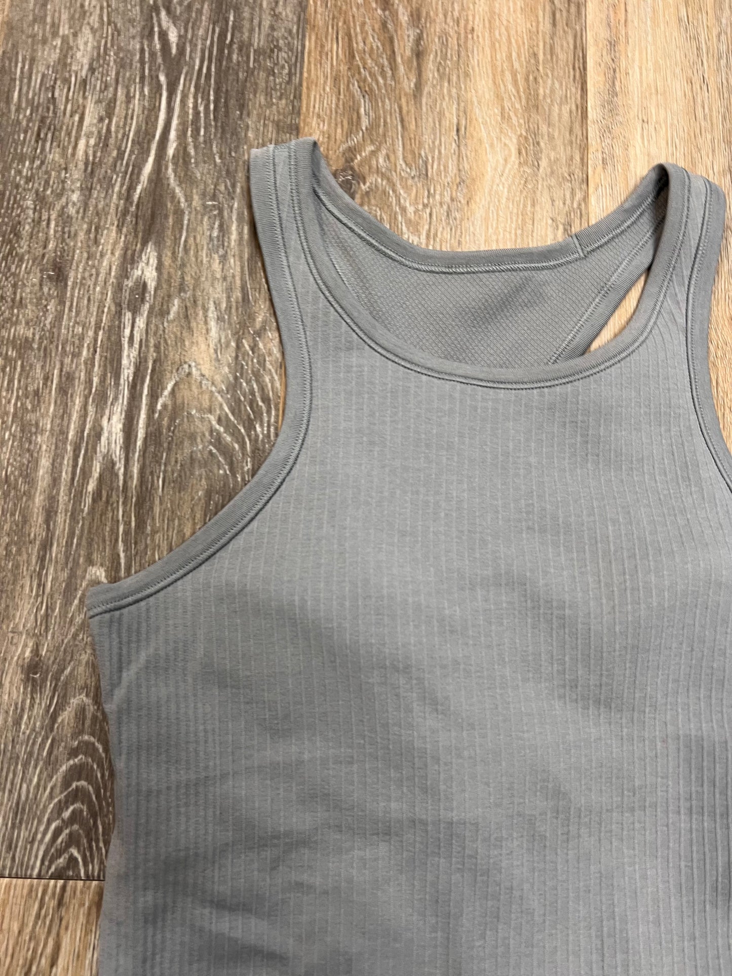 Athletic Tank Top By Lululemon In Grey, Size: S