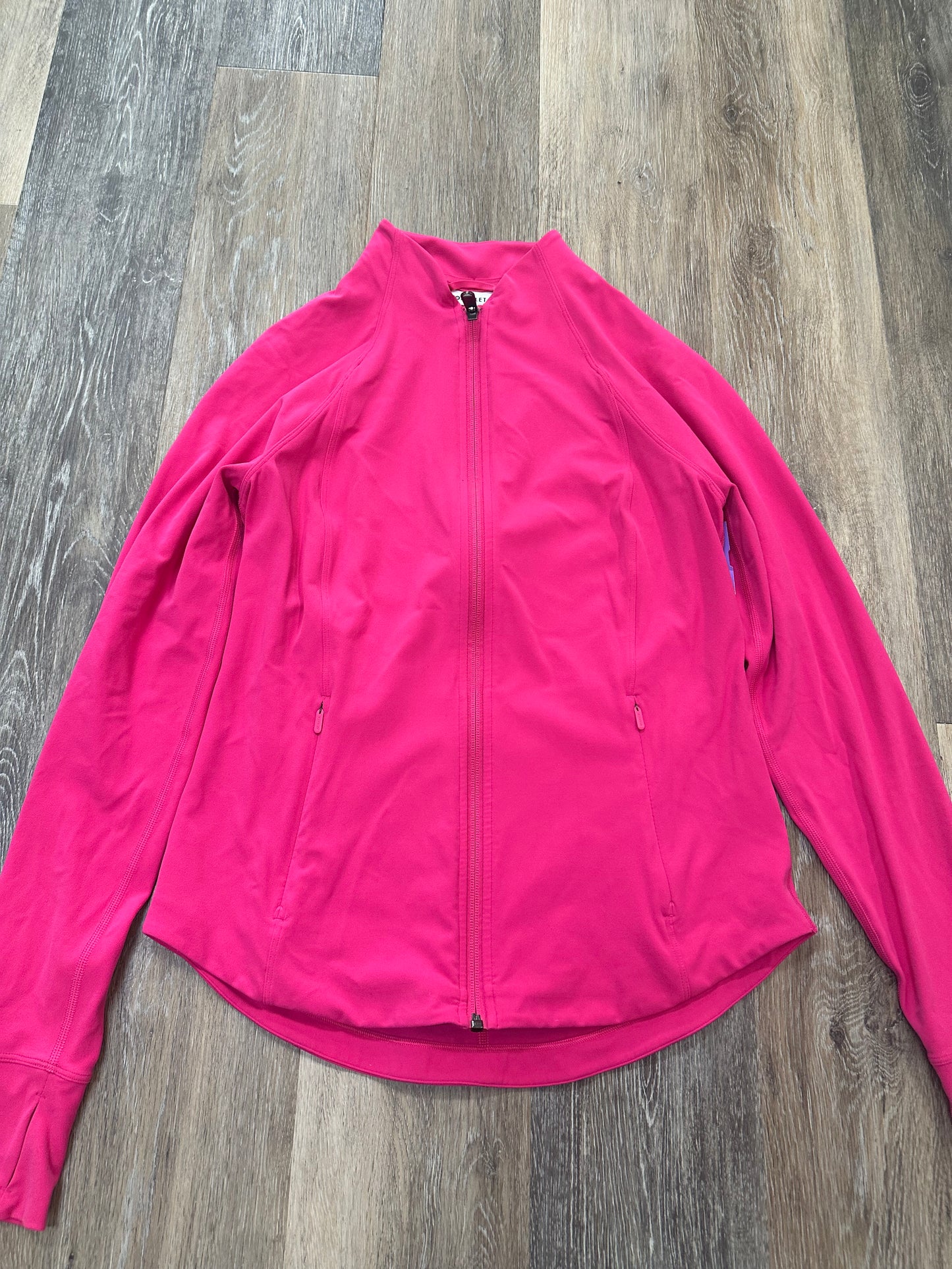 Athletic Jacket By Athleta In Pink, Size: M