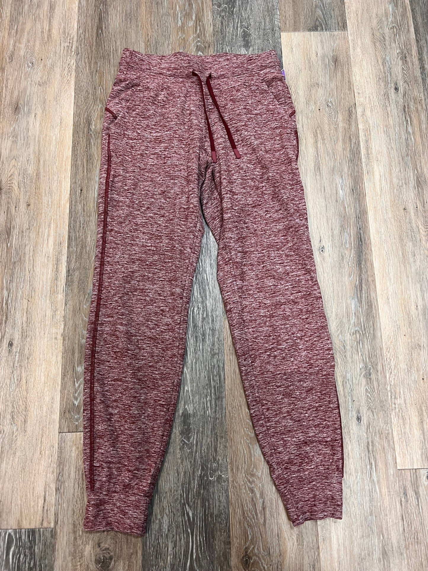 Athletic Pants By Lululemon In Red, Size: 4