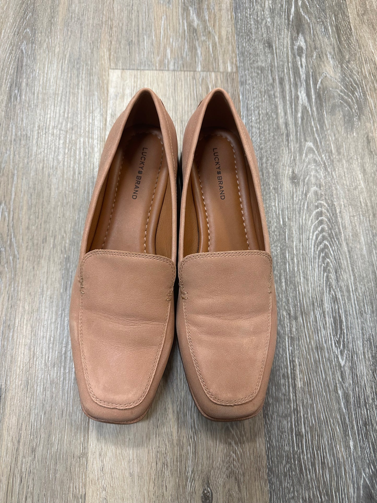 Shoes Flats By Lucky Brand In Tan, Size: 9.5