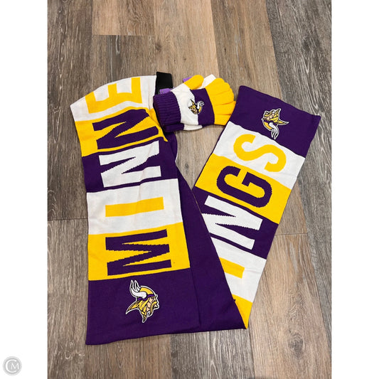 *Scarf & Gloves Winter By Wear by Erin Andrews In Purple & Yellow