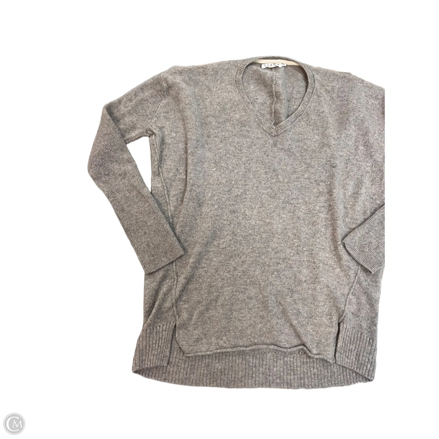 Sweater Cashmere By Velvet In Taupe, Size: M