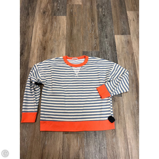 Top Long Sleeve By Staccato In Striped Pattern, Size: L
