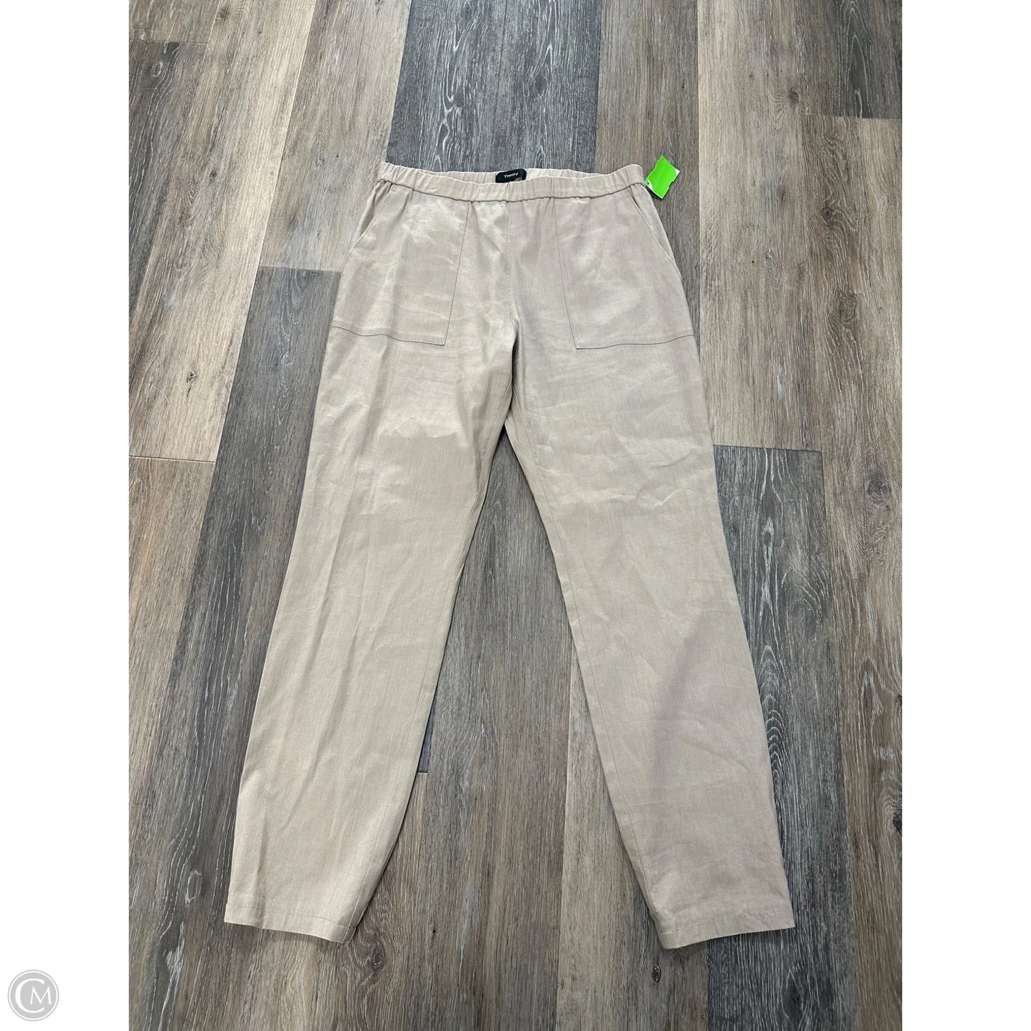Pants Linen By Theory In Tan, Size: 6