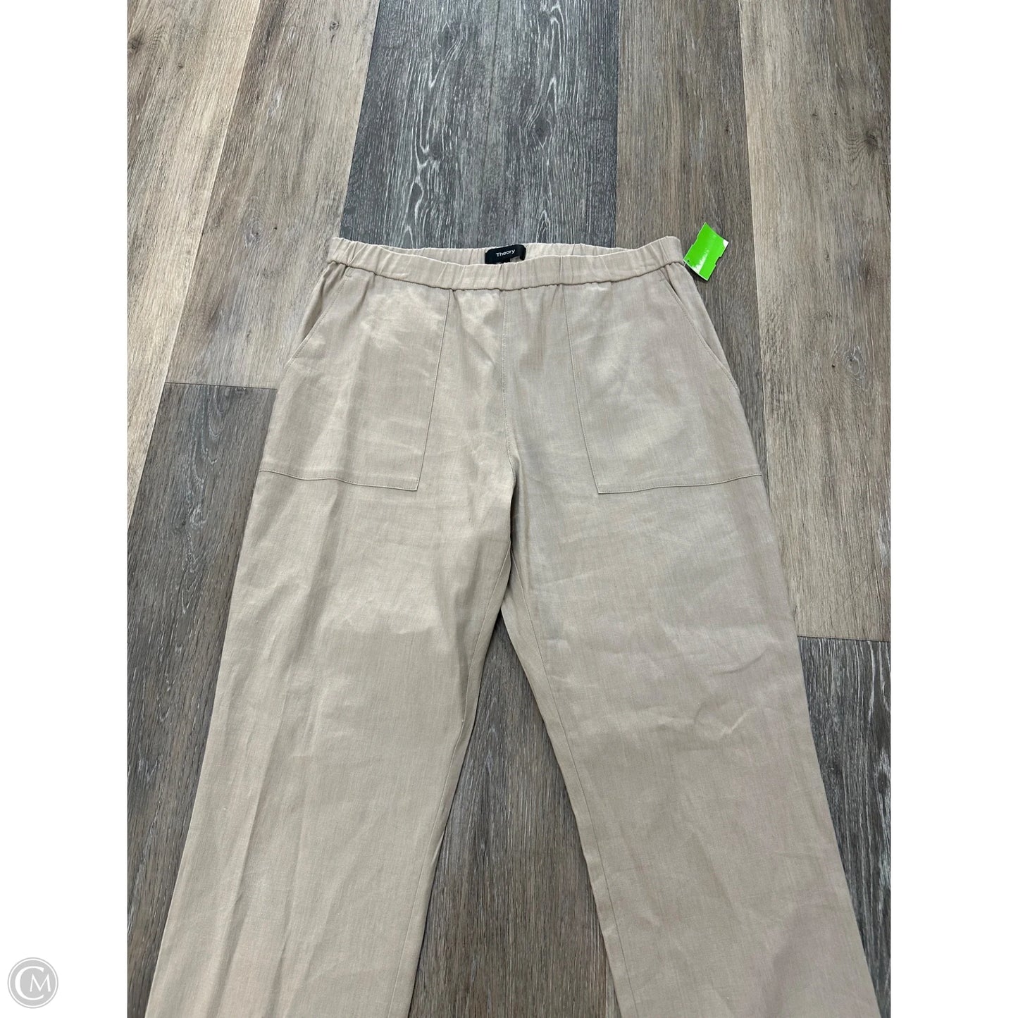 Pants Linen By Theory In Tan, Size: 6