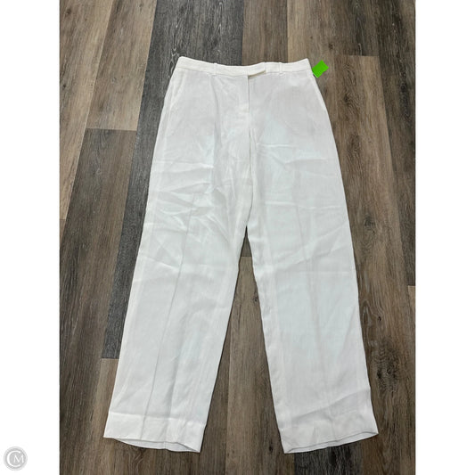 Pants Linen By Fabiana Filippi In White, Size: 12