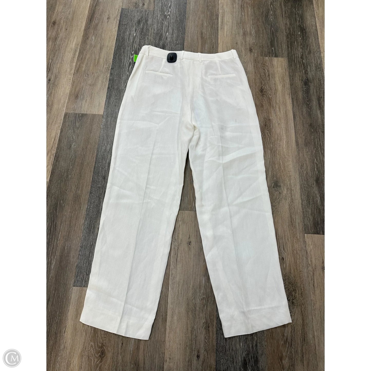 Pants Linen By Fabiana Filippi In White, Size: 12