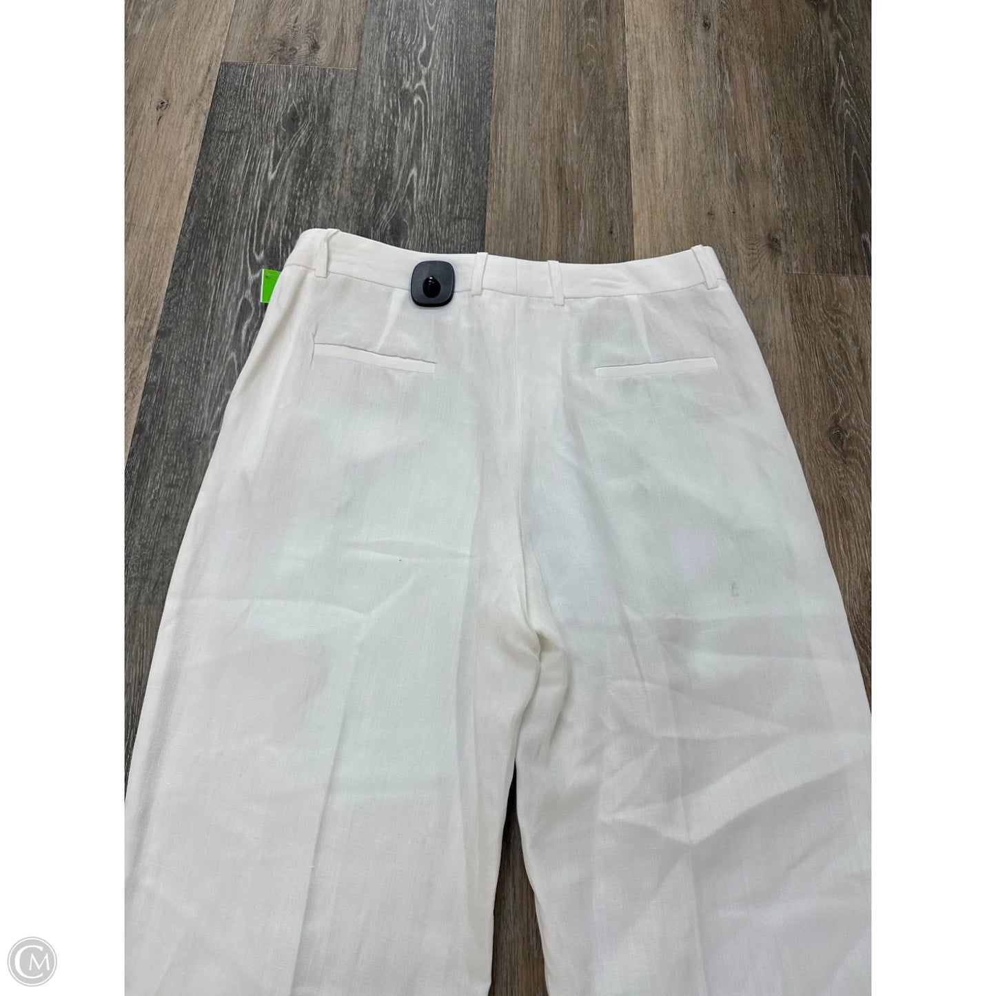 Pants Linen By Fabiana Filippi In White, Size: 12