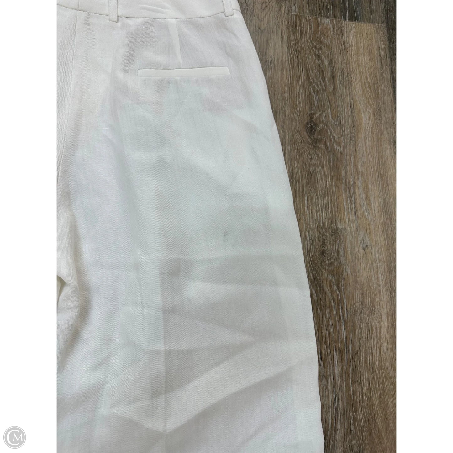 Pants Linen By Fabiana Filippi In White, Size: 12