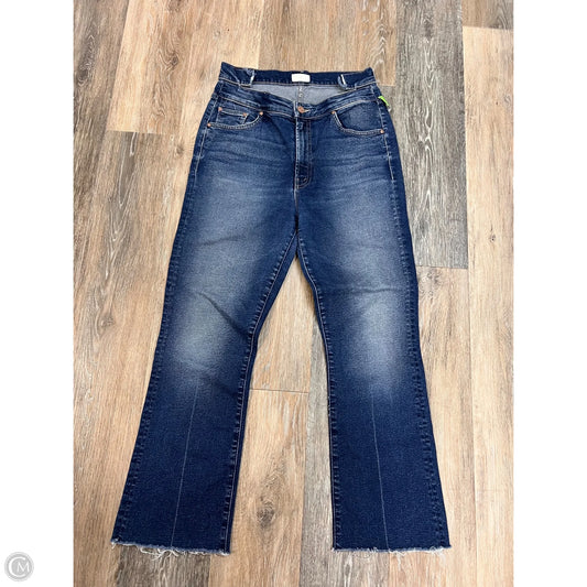 Jeans Straight By Mother Jeans In Blue Denim, Size: 6/28