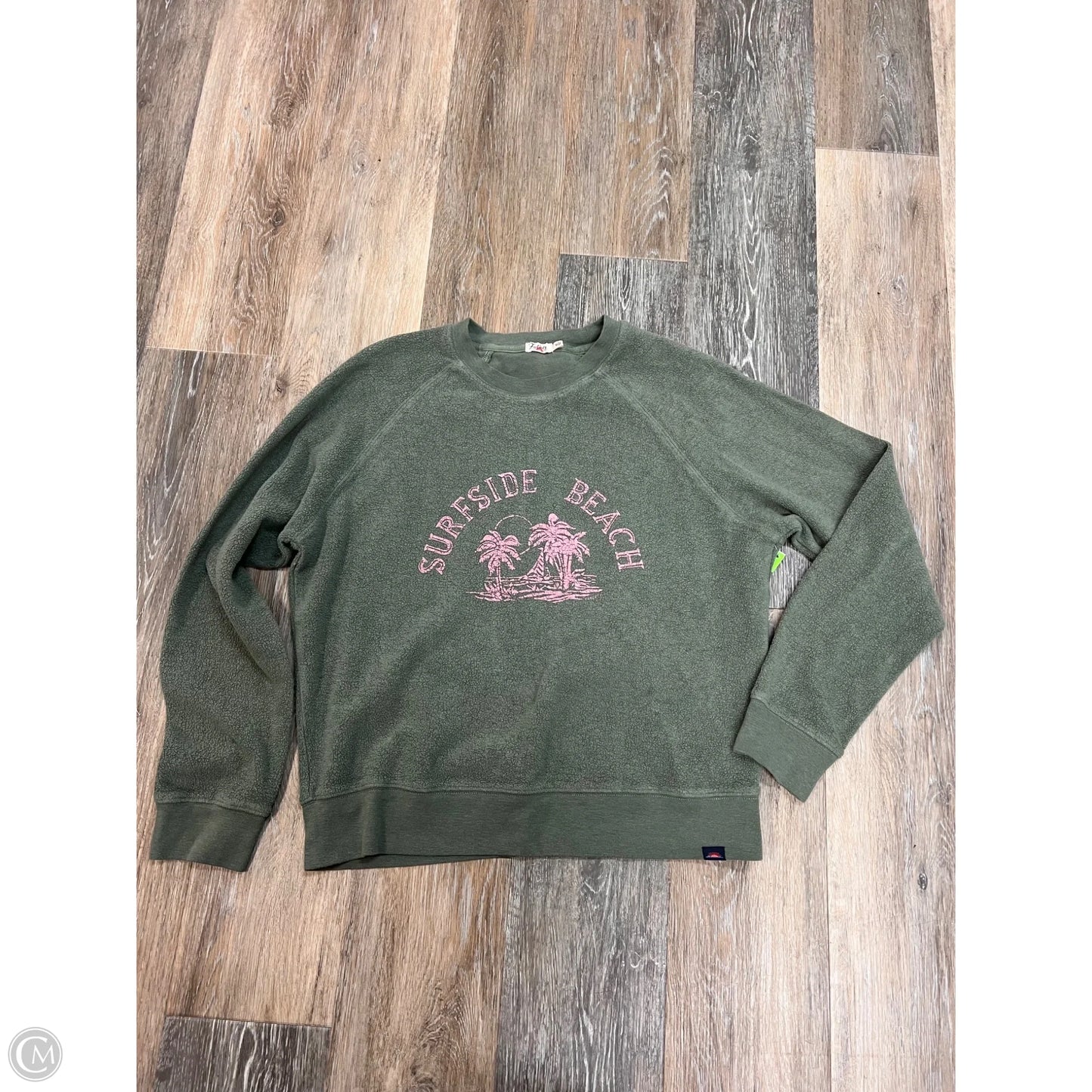 Sweatshirt Crewneck By Faherty In Green, Size: M