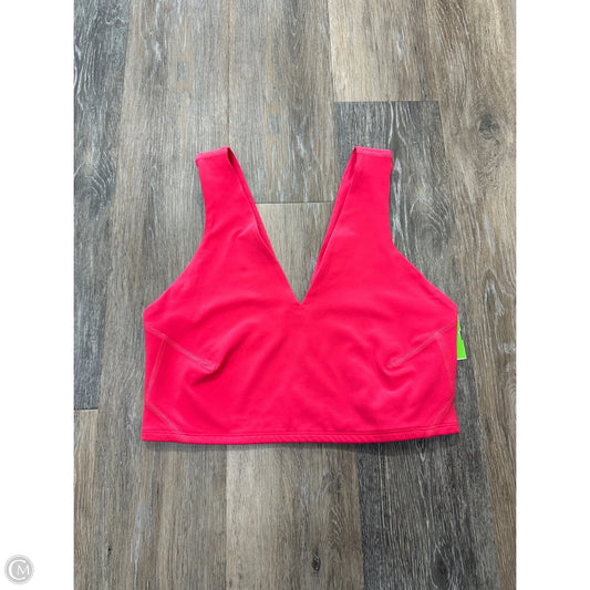 Athletic Bra By Free People In Pink, Size: L