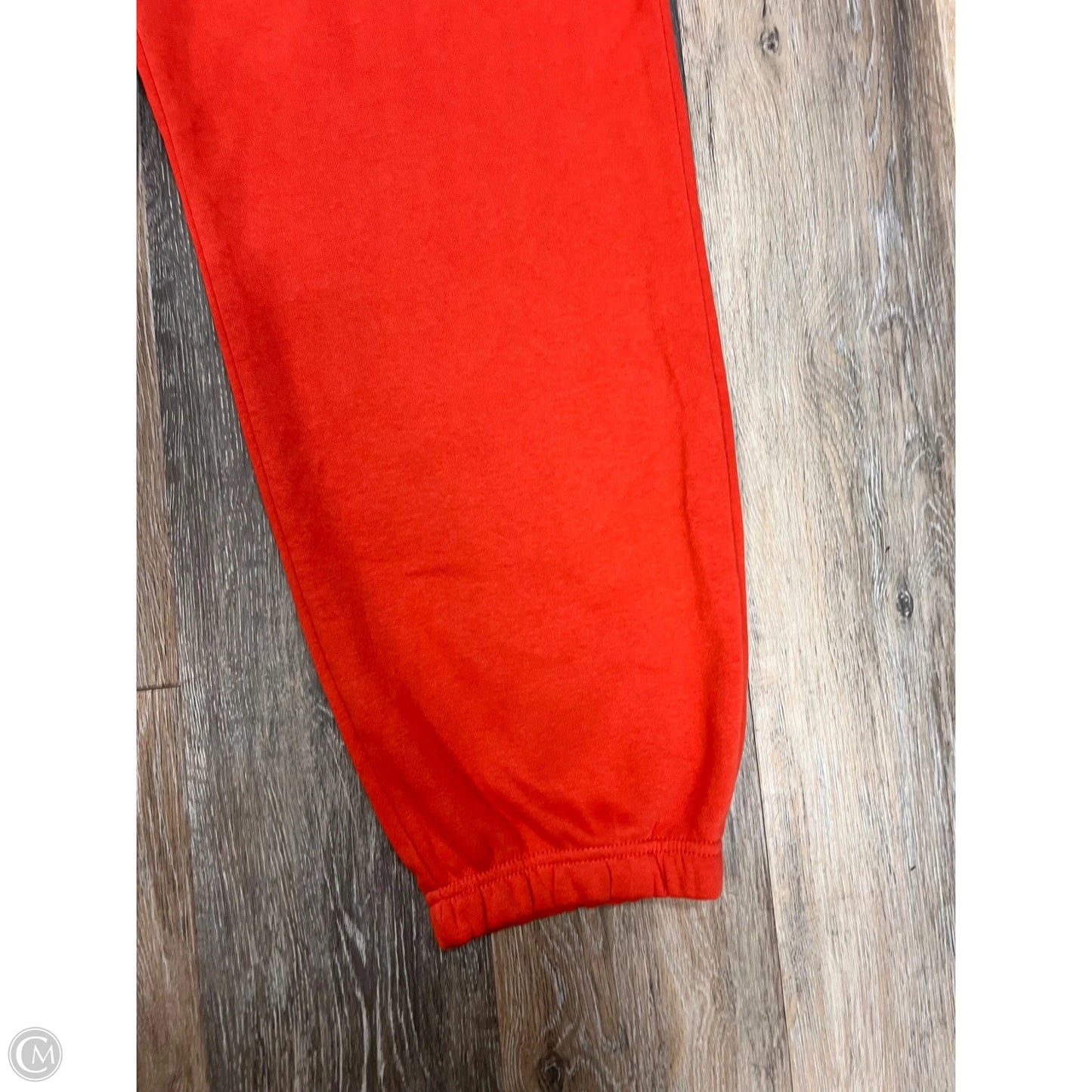 Athletic Pants By Nike Apparel In Orange, Size: L