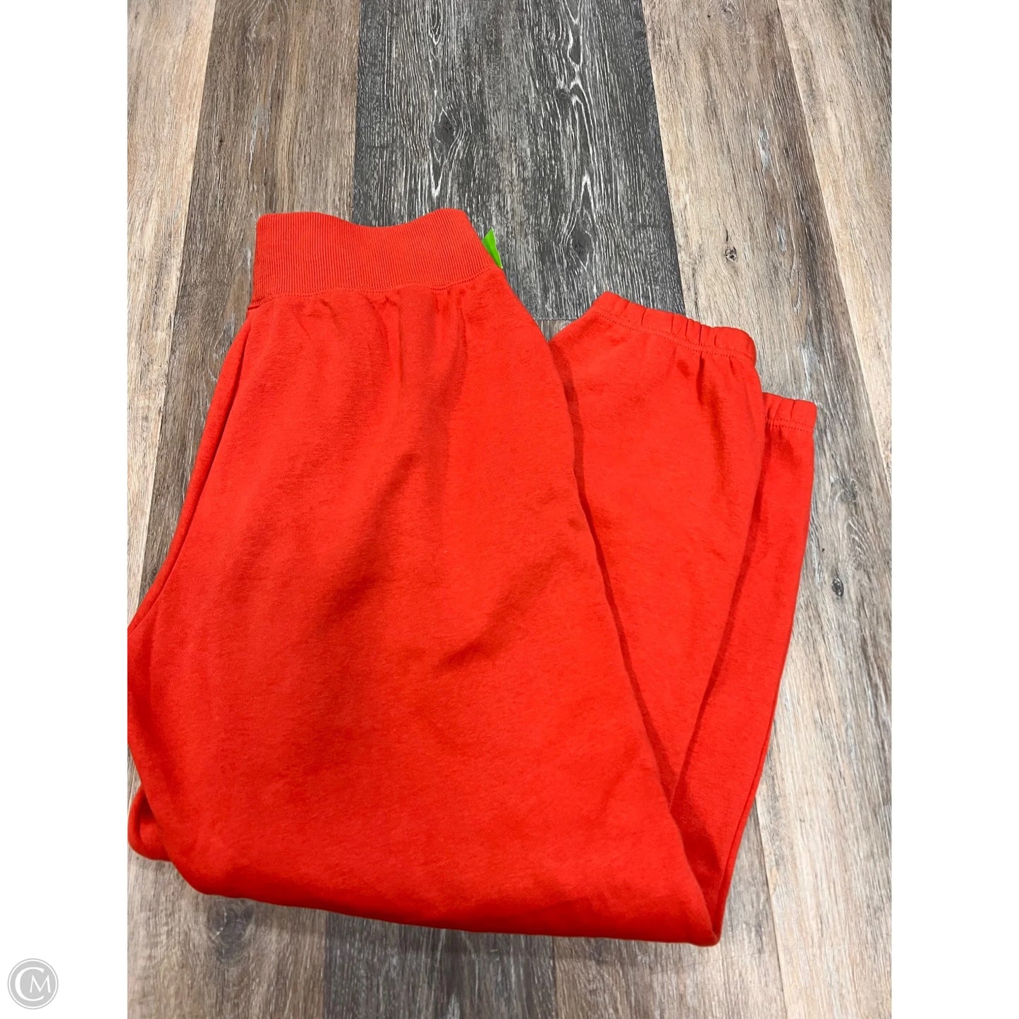 Athletic Pants By Nike Apparel In Orange, Size: L
