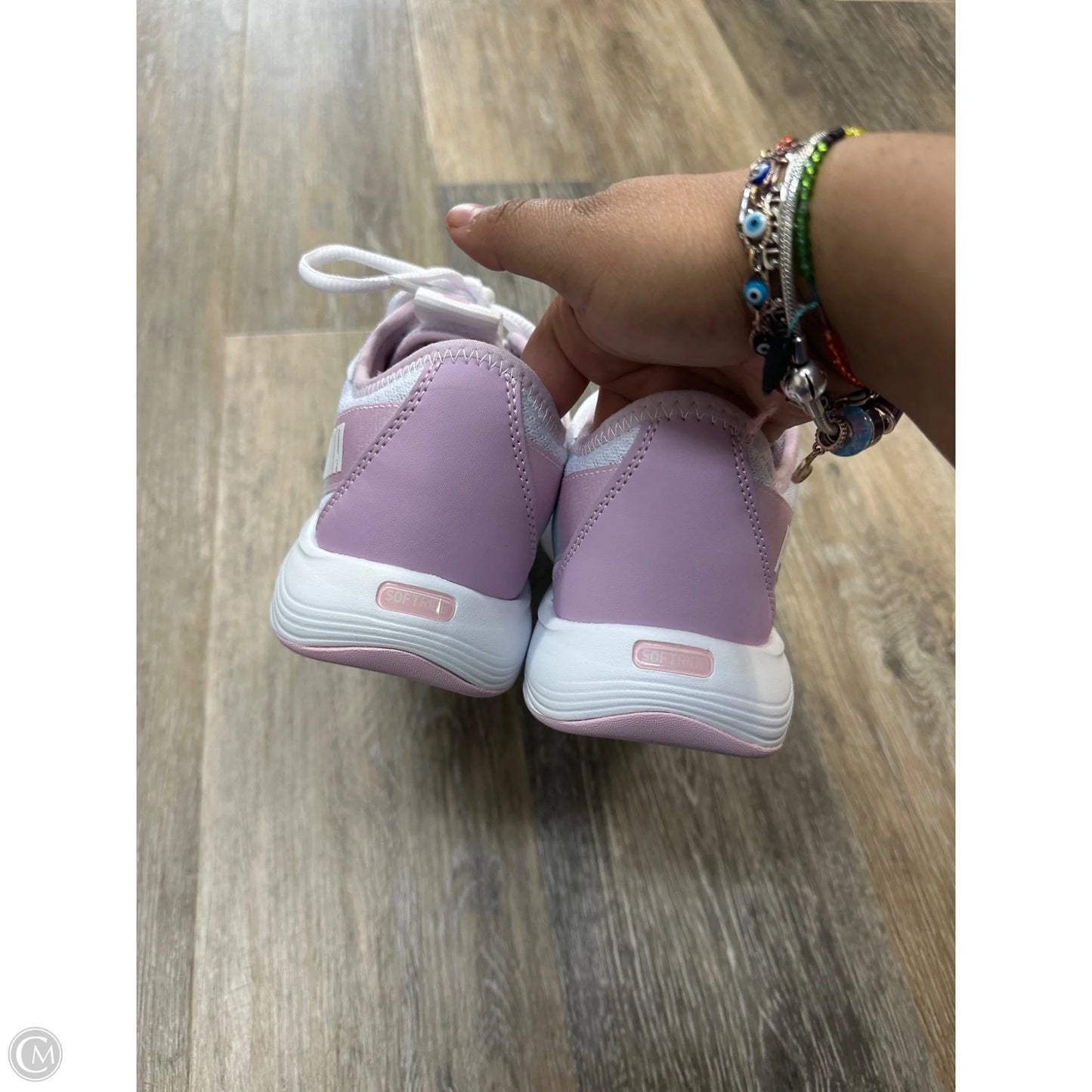 Shoes Athletic By Puma In Pink & White, Size: 9