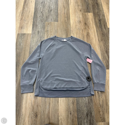 Athletic Top Long Sleeve Crewneck By Athleta In Grey, Size: M