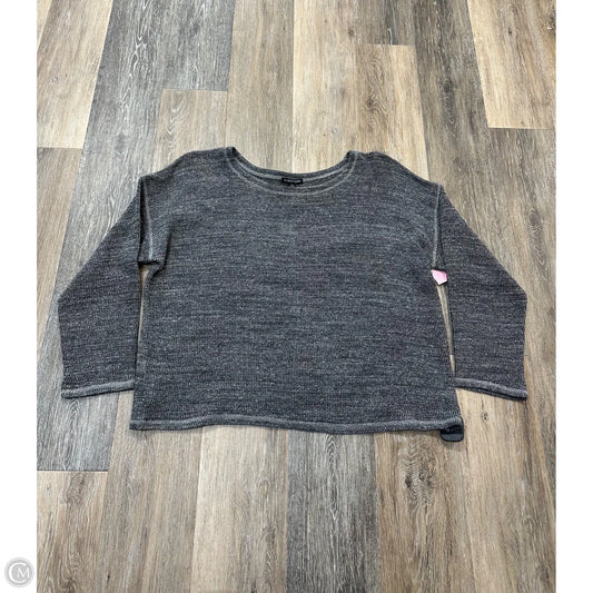 Sweater By Eileen Fisher In Grey, Size: L