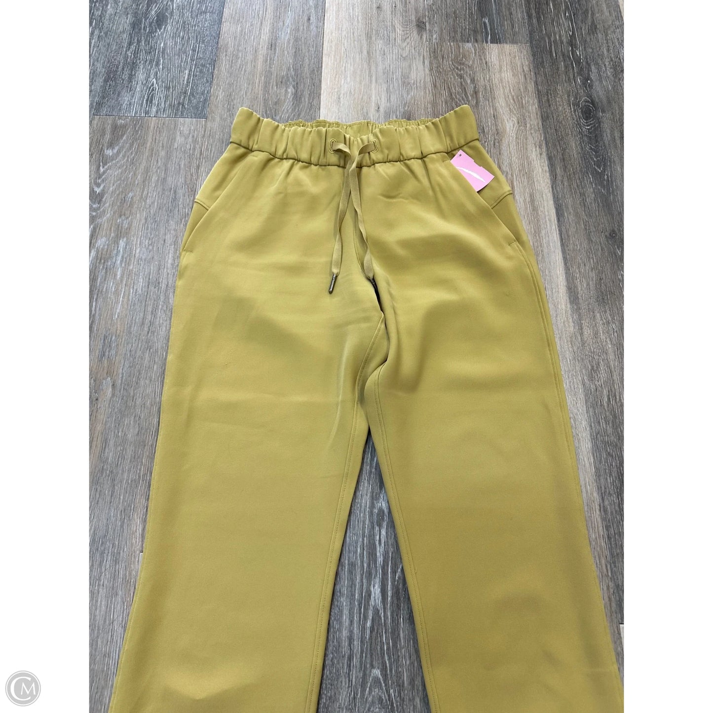 Athletic Pants By Lululemon In Yellow, Size: 2