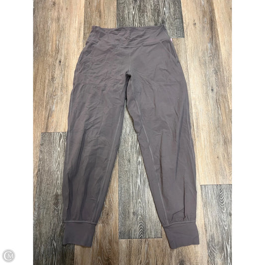 Athletic Pants By Lululemon In Grey, Size: 8