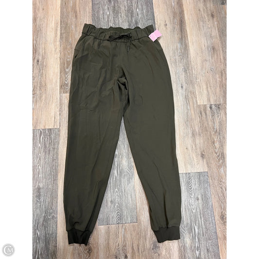 Athletic Pants By Lululemon In Green, Size: 6