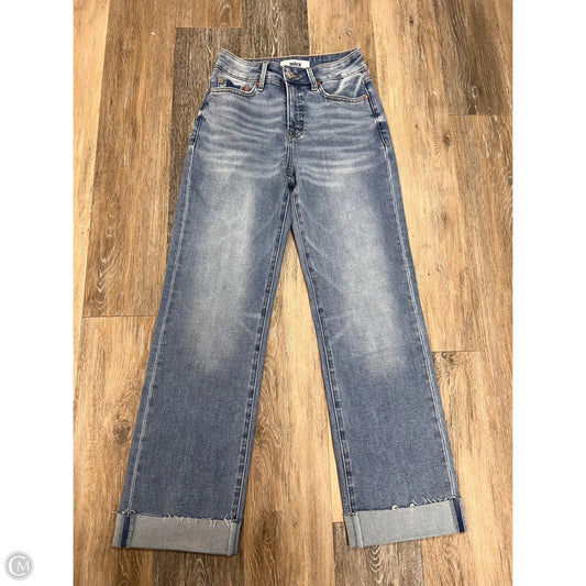 Jeans Straight By Mica In Blue Denim, Size: 1/25