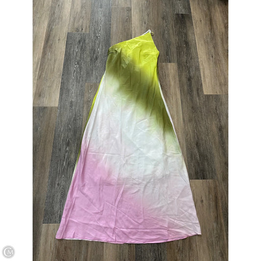 Dress Party Long By Showpo In Green & Purple, Size: L