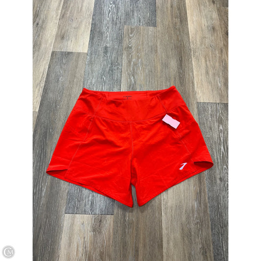 Athletic Shorts By Brooks In Red, Size: M