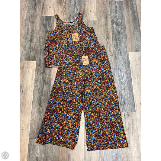 Pants Set 2pc By Toad & Co In Floral Print, Size: M