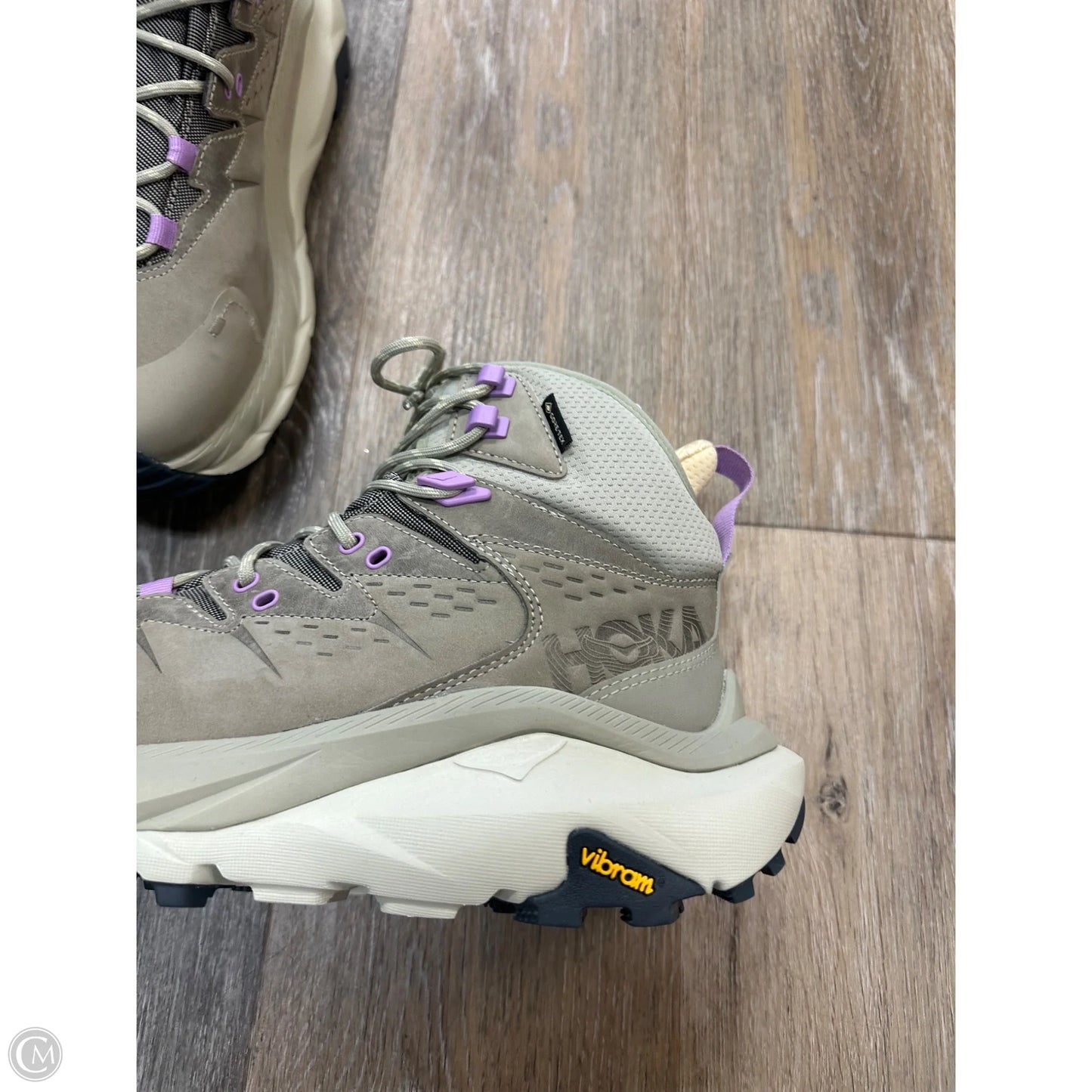 Shoes Hiking By Hoka In Grey, Size: 11