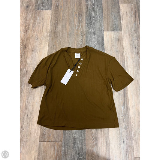 Top Short Sleeve By Varley In Green, Size: L