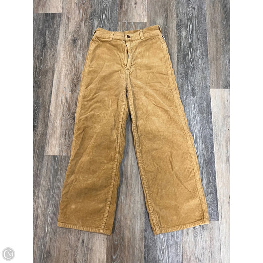 Pants Corduroy By Wrangler X Billabong In Yellow, Size: 6/28