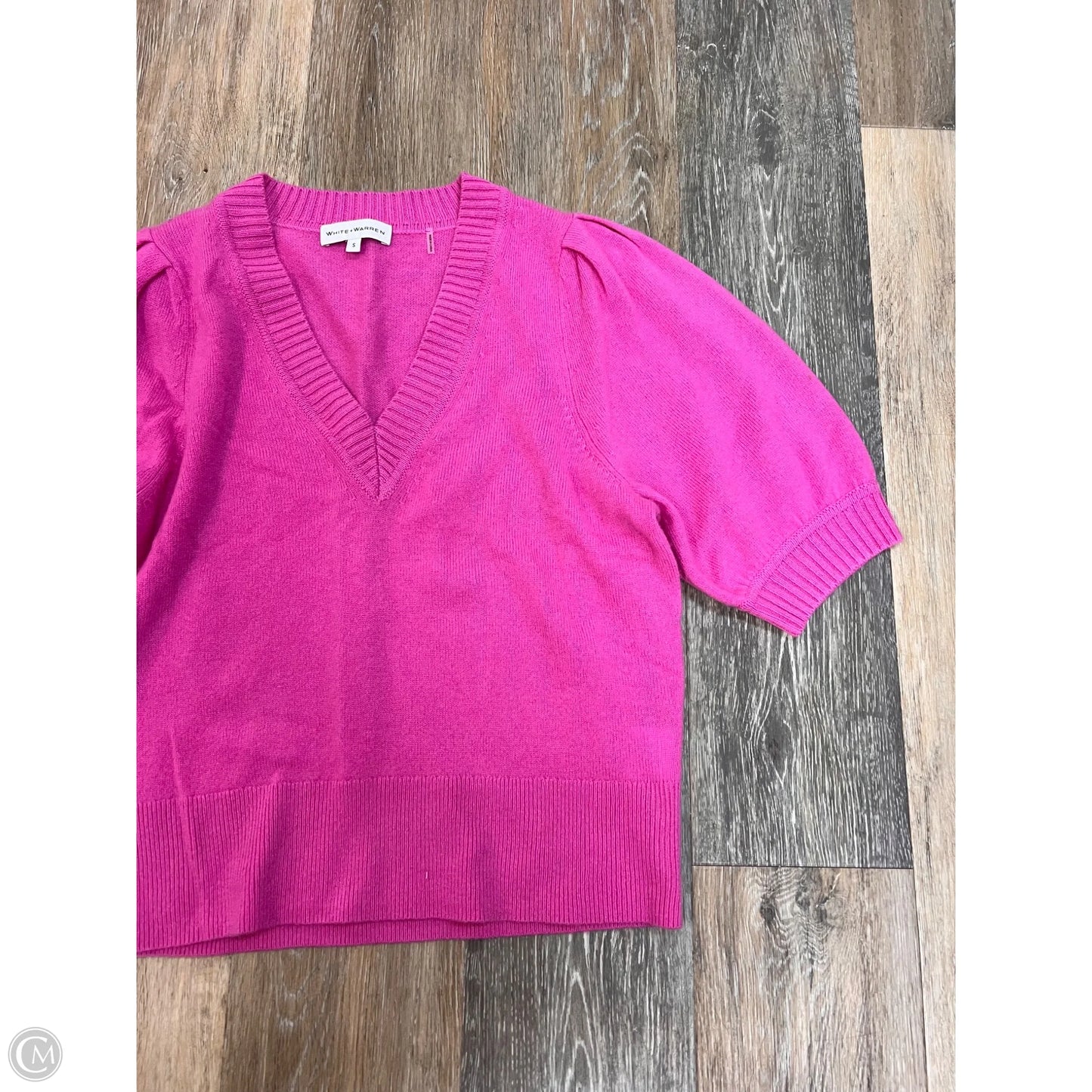 Sweater Cashmere By White And Warren In Pink, Size: S