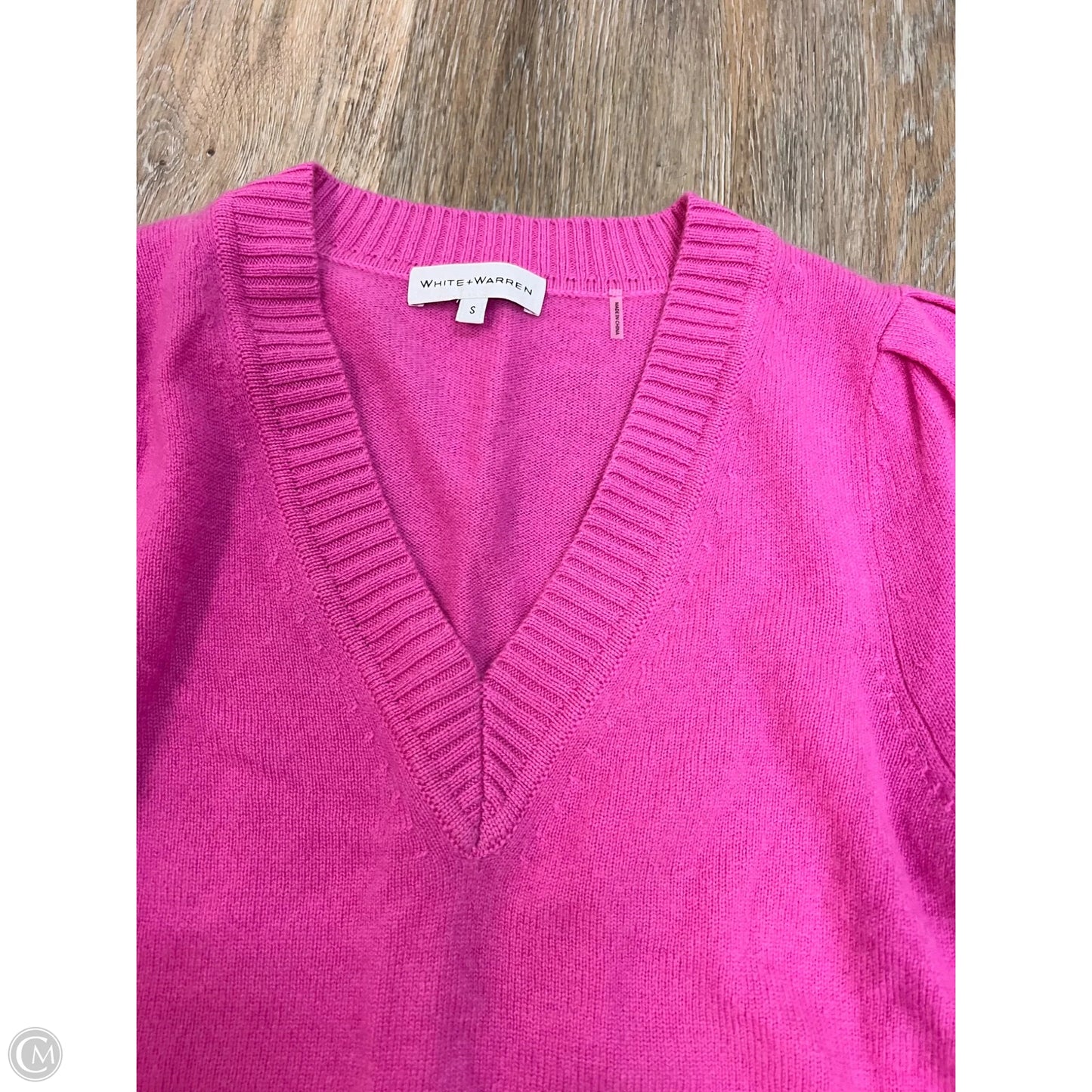 Sweater Cashmere By White And Warren In Pink, Size: S