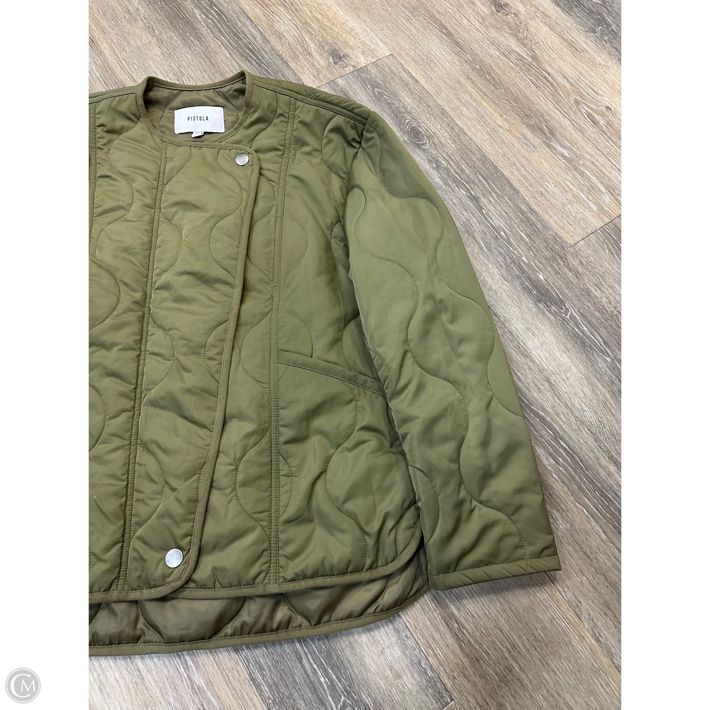 Jacket Puffer & Quilted By Pistola In Green, Size: Xs