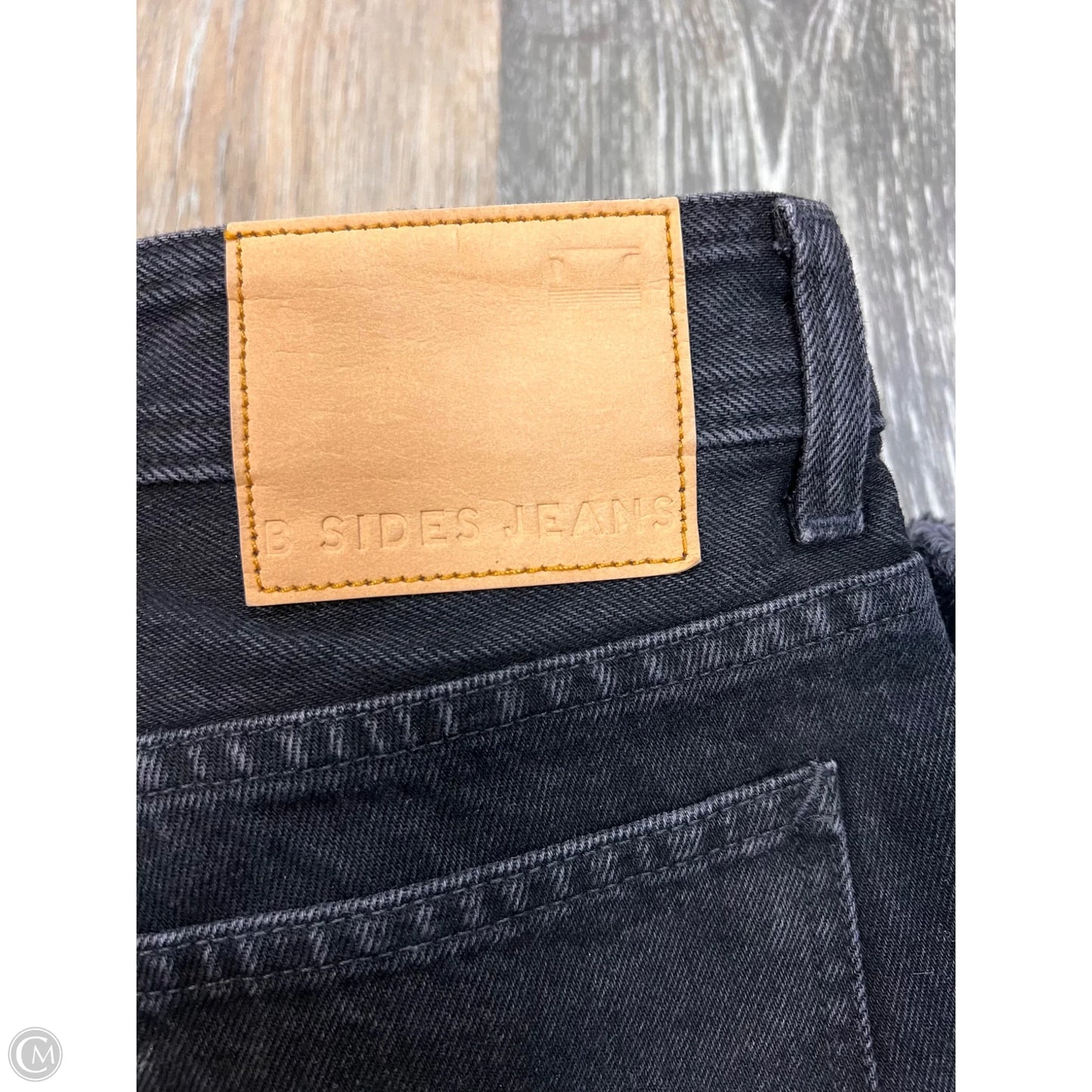 Jeans Straight Designer By B. Sides In Black Denim, Size: 2/26