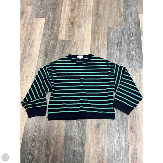 Sweater Cashmere By White And Warren In Striped Pattern, Size: M