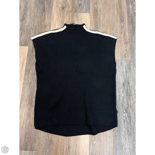 Sweater Short Sleeve By Maeve In Black, Size: L