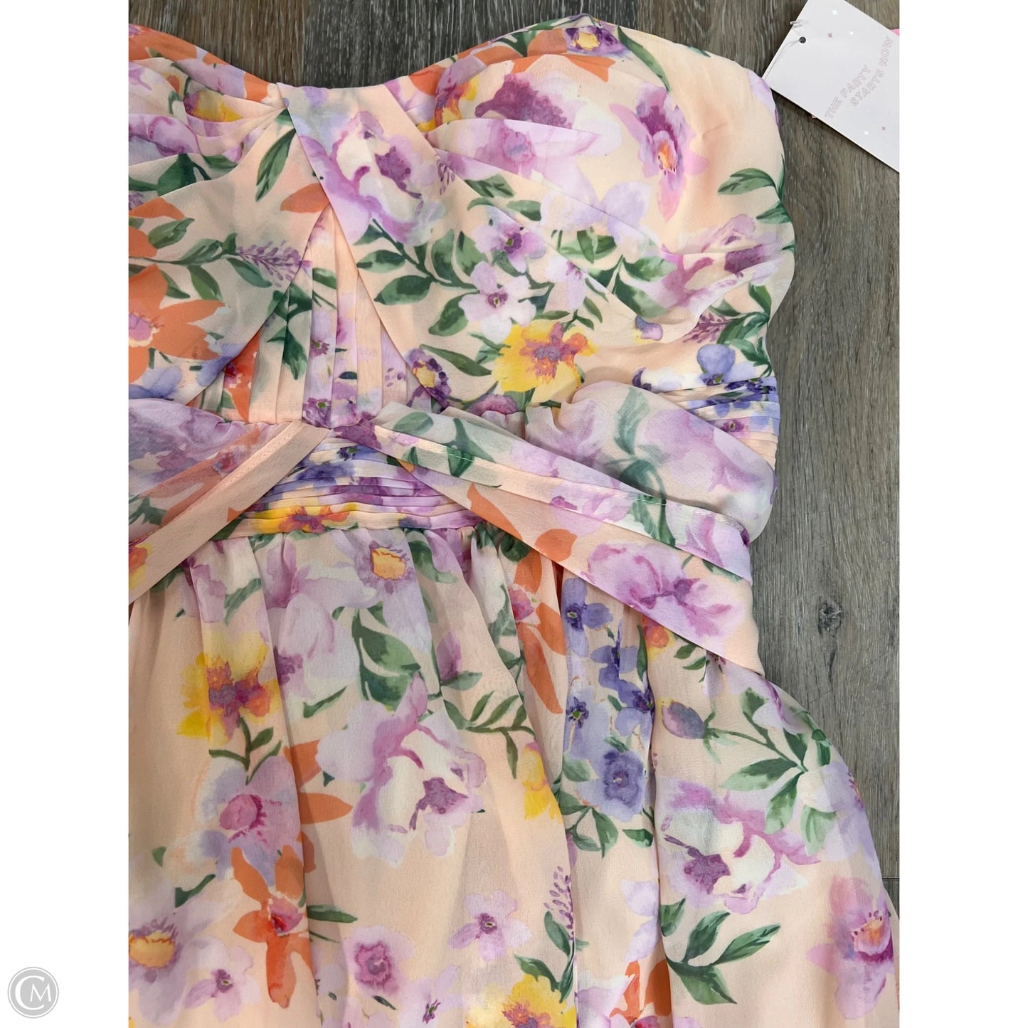 Dress Party Long By Birdie Grey In Floral Print, Size: L