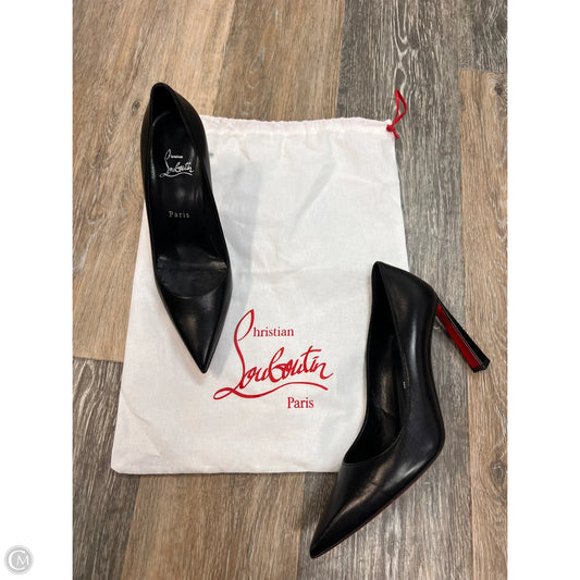 Shoes Luxury Designer By Christian Louboutin In Black, Size: 8/38