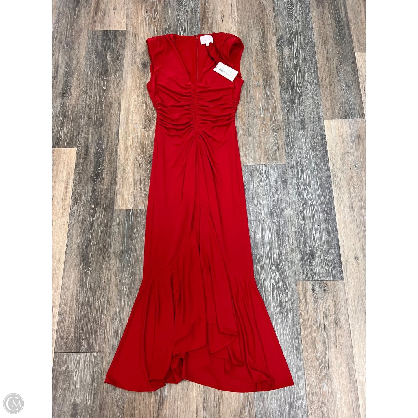 Designer Dress Party Long By Cinq à Sept In Red, Size: 4