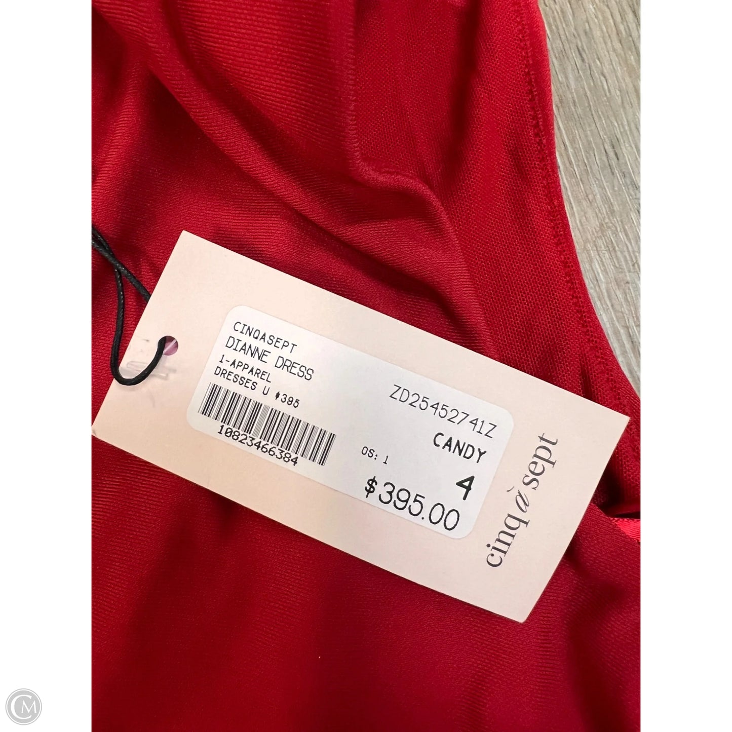 Designer Dress Party Long By Cinq à Sept In Red, Size: 4