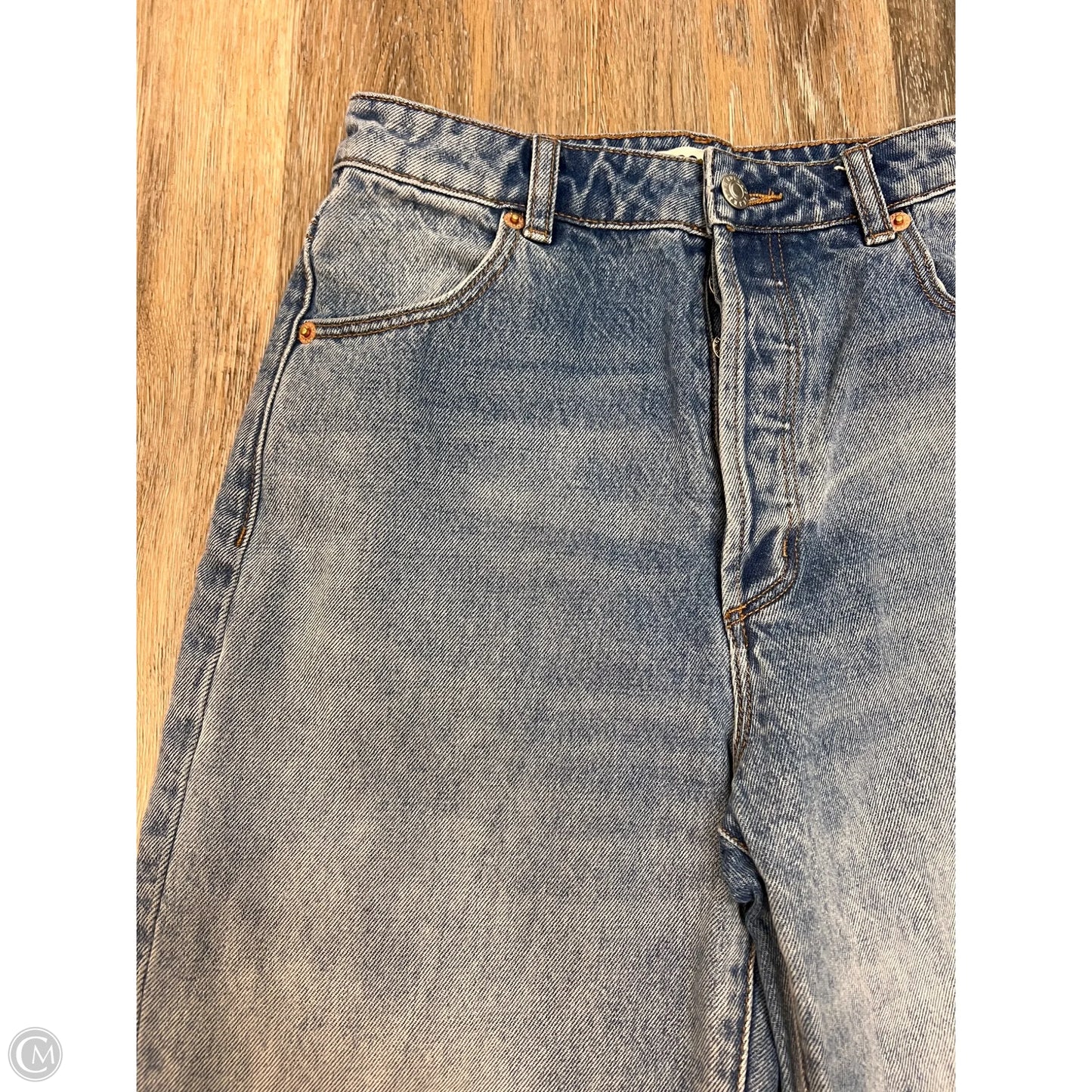Jeans Wide Leg By Rollas In Blue Denim, Size: 2/26