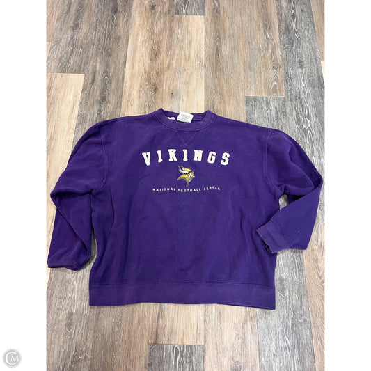 *Athletic Sweatshirt Crewneck By Lee In Purple, Size: Xl