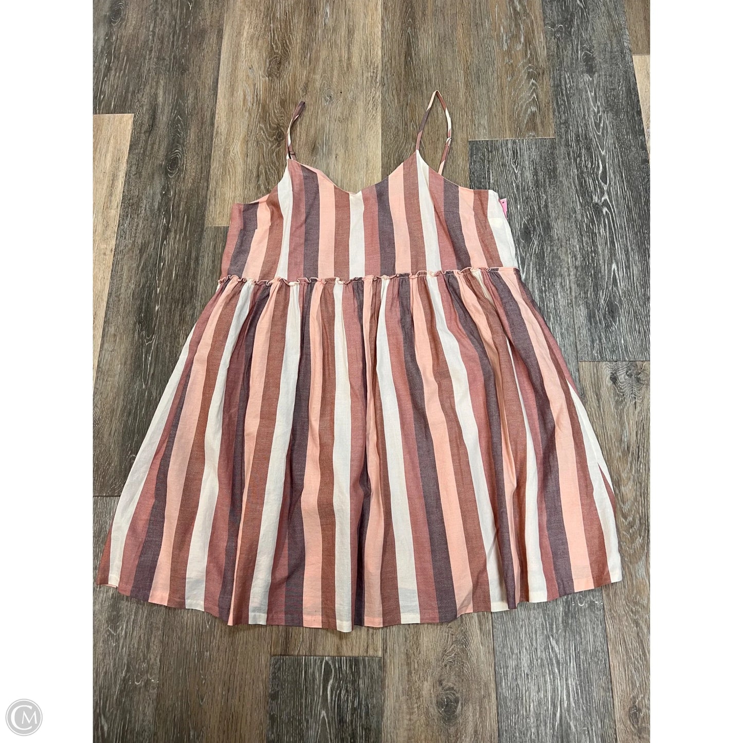 Dress Casual Short By Madewell In Striped Pattern, Size: L