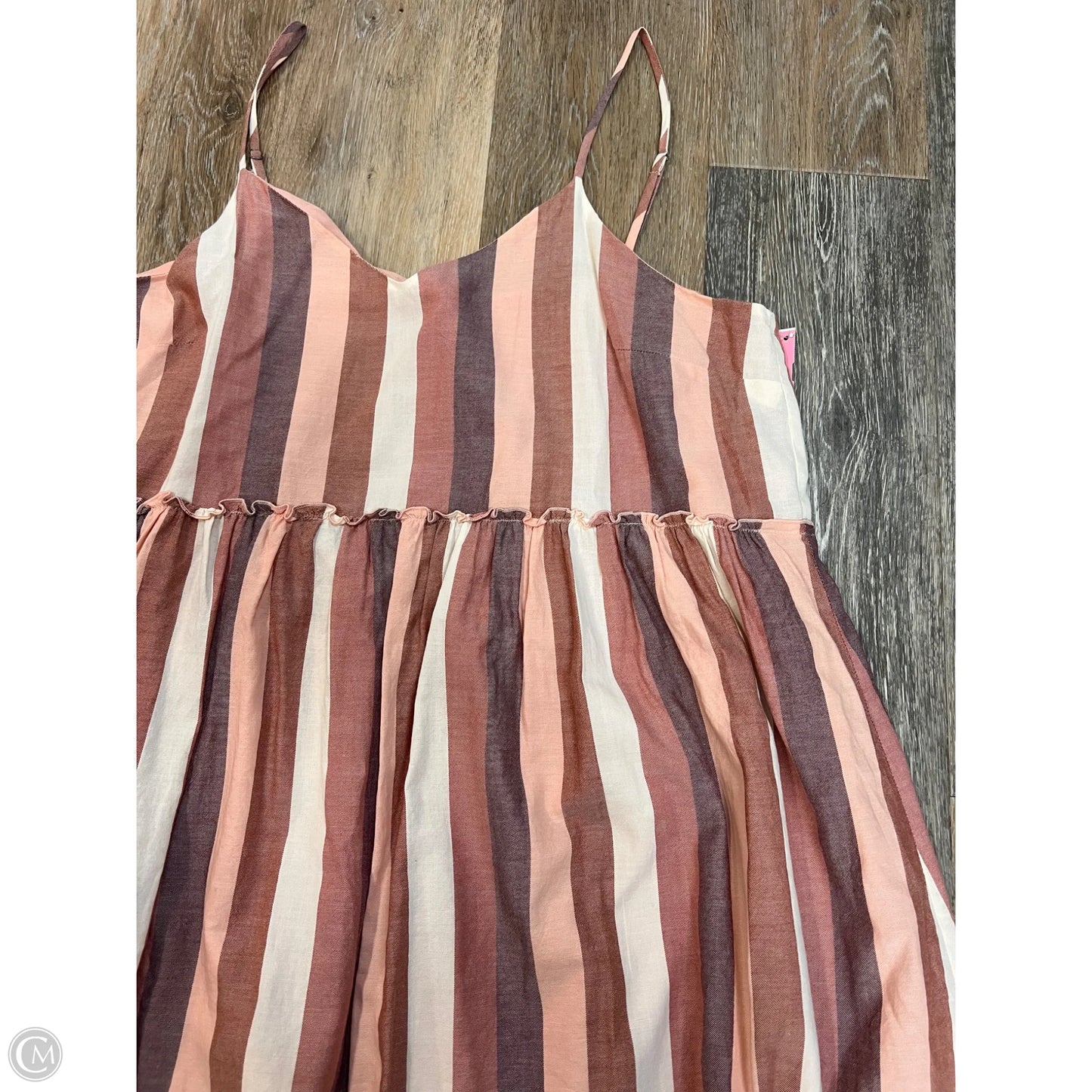 Dress Casual Short By Madewell In Striped Pattern, Size: L