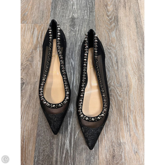 Shoes Luxury Designer By Christian Louboutin In Black, Size: 9/39