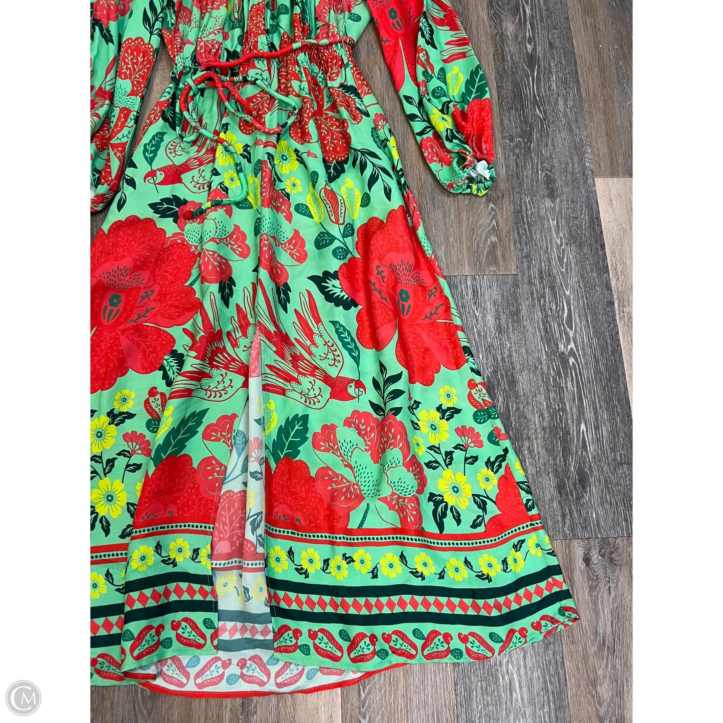 Dress Designer By Farm Rio In Green, Size: S